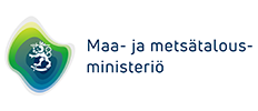Maa- ja metsätalousministeriön logo.